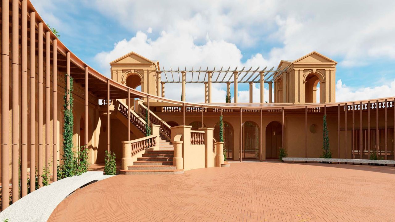 Render de la Casa Asia de Barcelona tras las obras