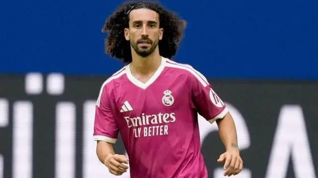 Cucurella, en su debut con el Real Madrid