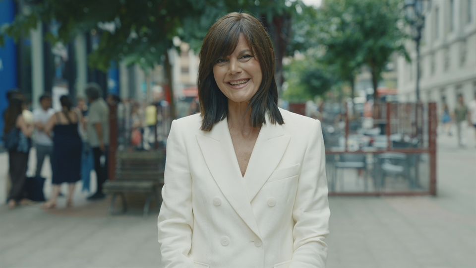 La presentadora Miriam Duque.