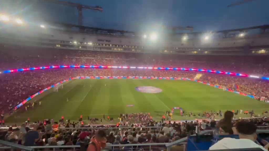 Video del marcador del Camp Nou de 360 grados