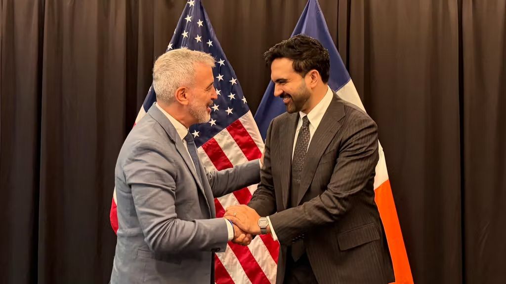 El alcalde Collboni con el alcalde Mamdani, en Nueva York