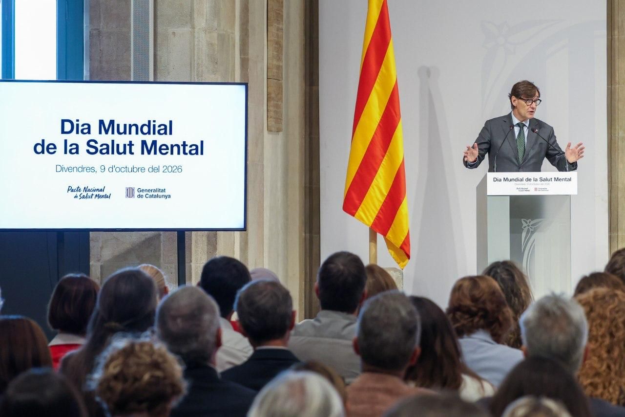 Día Mundial de la Salud Mental en el Palau de la Generalitat