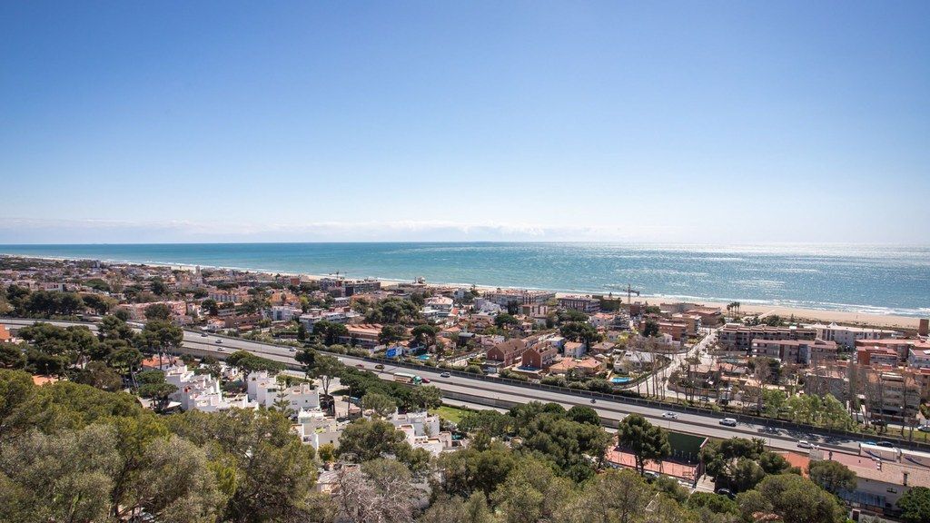 Imagen de Castelldefels desde el aire