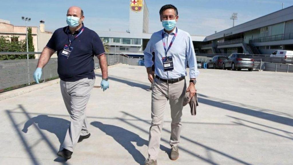 Bartomeu y Grau, los responsables de gestionar la operación Neymar / FCB