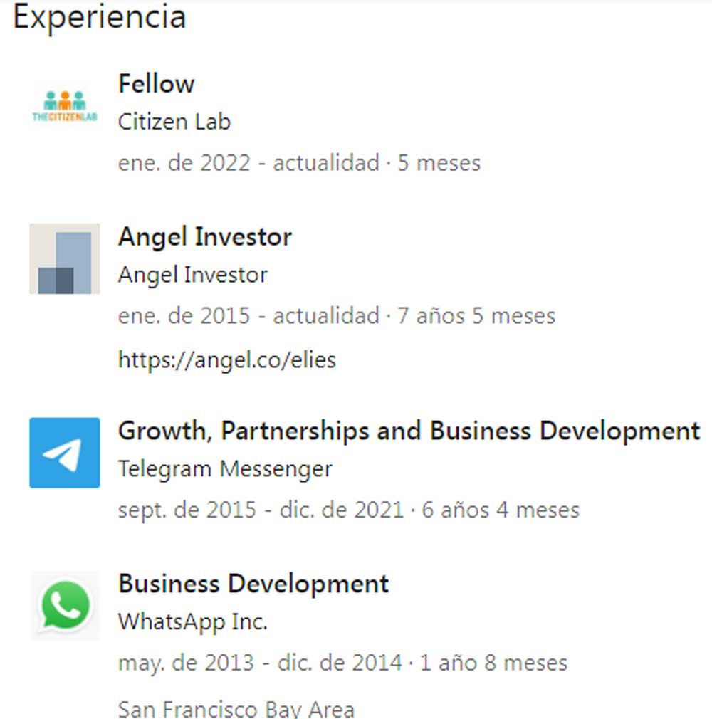 Perfil de Elies Campo en LinkedIn