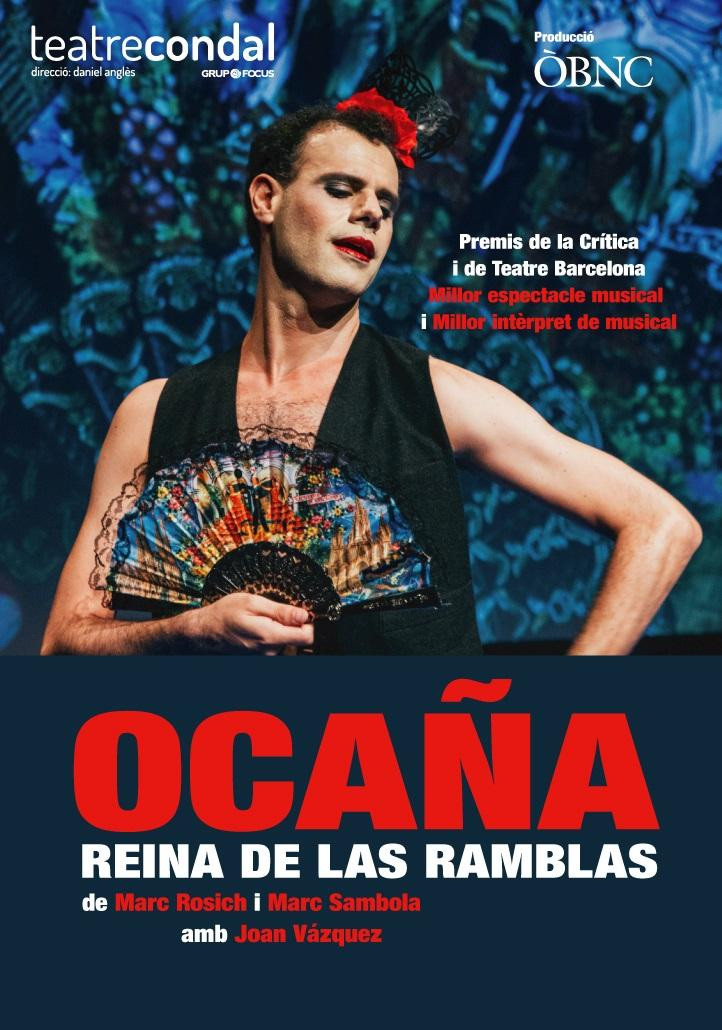 Cartel de 'Ocaña, reina de las Ramblas'