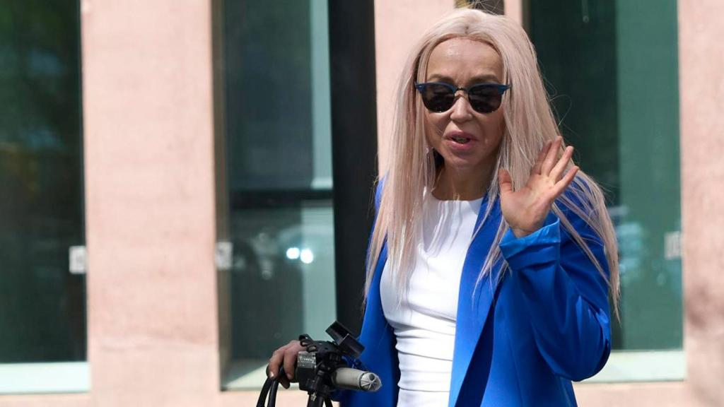 Ángela Dobrowolski, a su llegada a la Ciutat de la Justícia /EFE