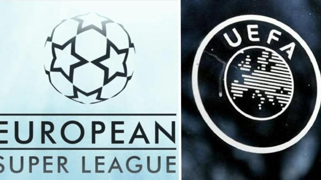 Superliga Europea y UEFA, en un montaje