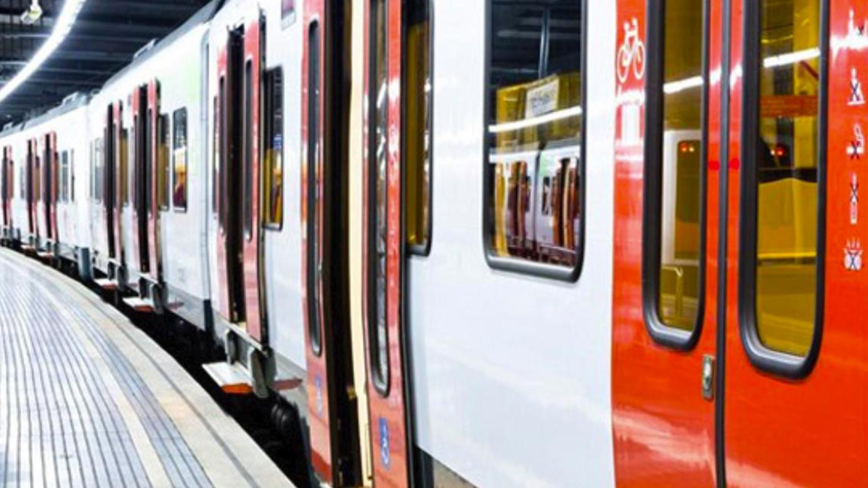 Un tren de Ferrocarrils (FGC) / EP