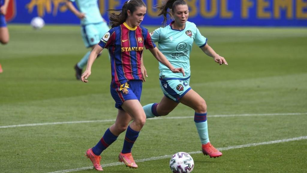 Bruna Vilamala ha marcado ante el Levante con el Barça Femenino