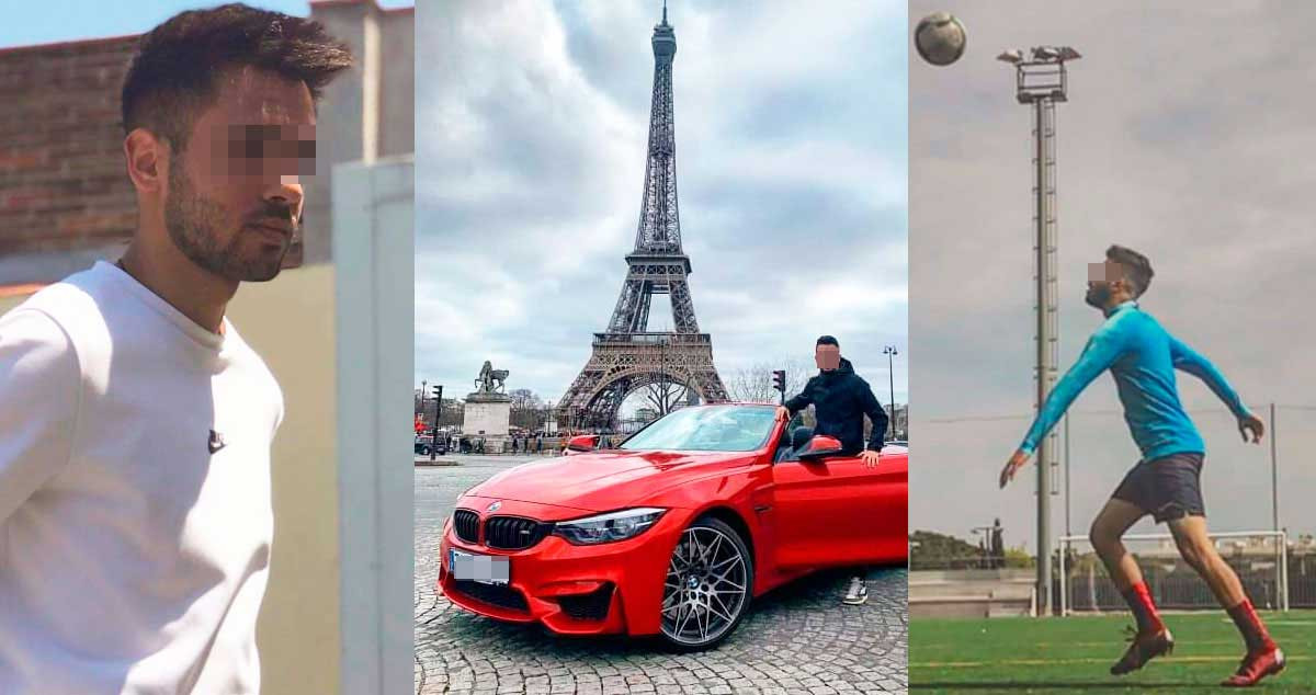 Tres imágenes de Alain Nicolas, el presunto estafador al que investigan los Mossos / CG