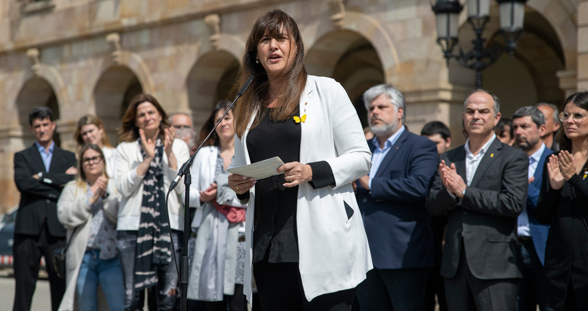 La presidenta de Junts y presidenta suspendida del Parlament, Laura Borràs / LORENA SOPÊNA - EUROPA PRESS