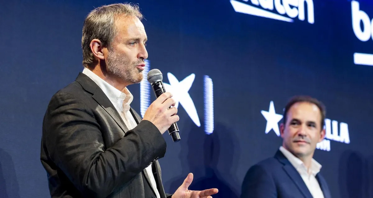 Paco Latorre, uno de los ejecutivos despedidos del Barça, durante la presentación de 'Matchday' / FCB