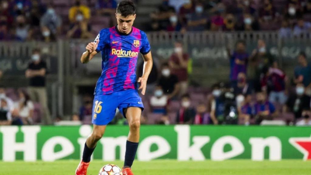 Pedri, en una de sus recaídas de una lesión del muslo izquierdo