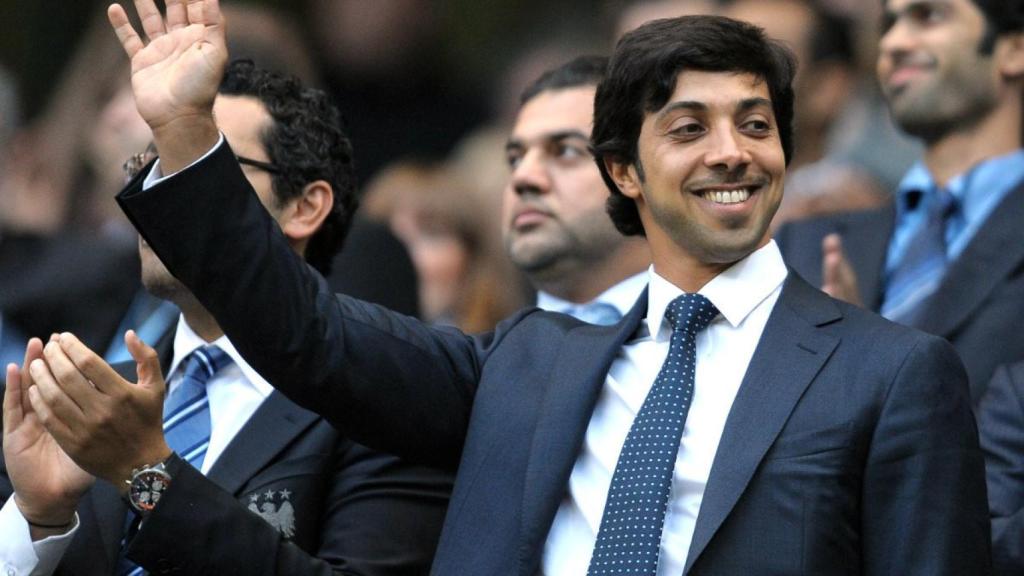 El jeque Mansour bin Zayed Al-Nahyan, propietario rico del equipo de fútbol del Manchester CIty