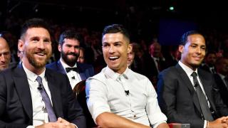 Messi y Cristiano Ronaldo en la gala The Best