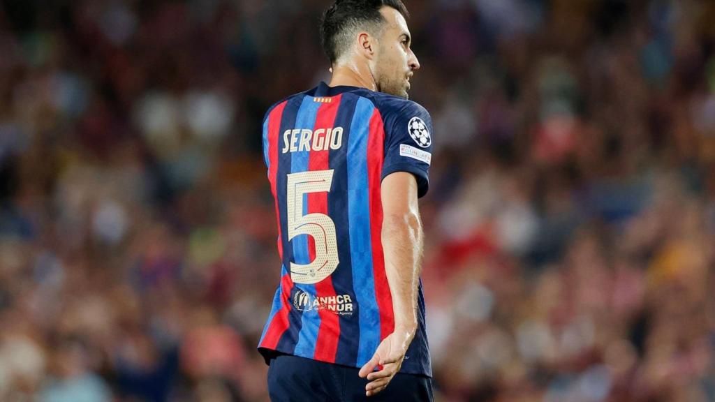 Sergio Busquets tras el empate del Barça contra el Inter