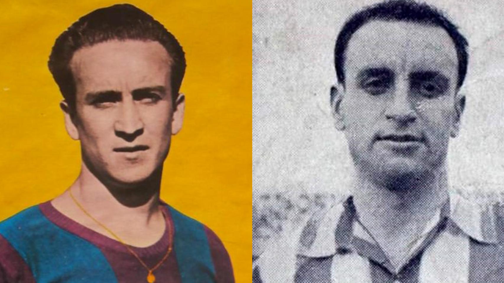 Los hermanos Estanislao (i) y Joaquim Basora (d)