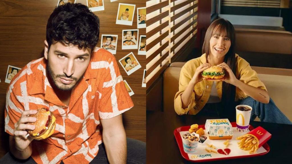 Sebastián Yatra y Aitana para McDonald's / REDES