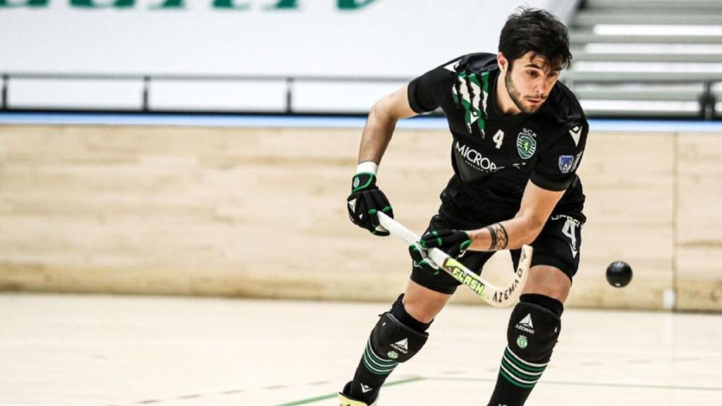 Ferran Font, en un partido con el Sporting de Portugal