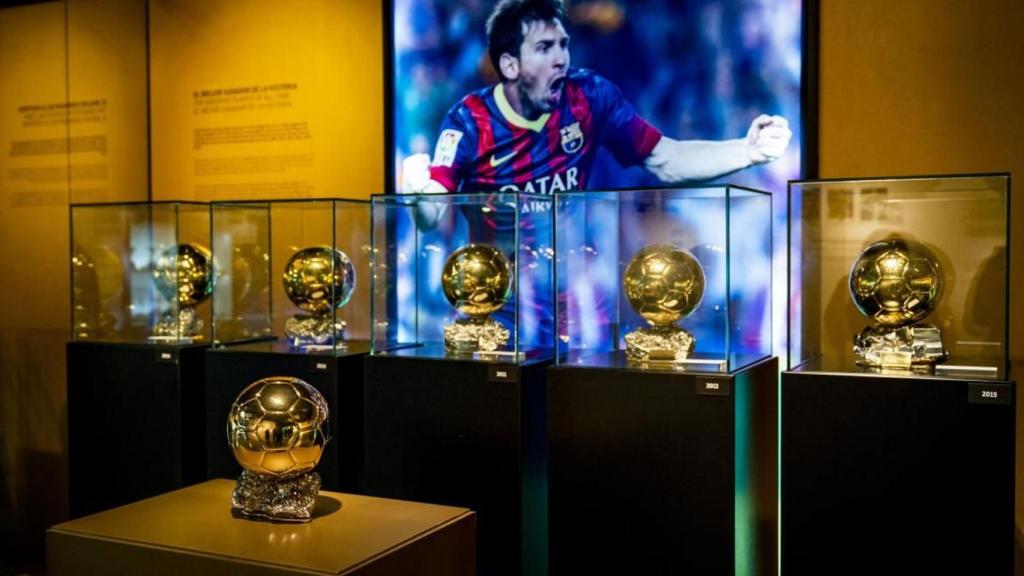 Los 6 balones de oro de Messi