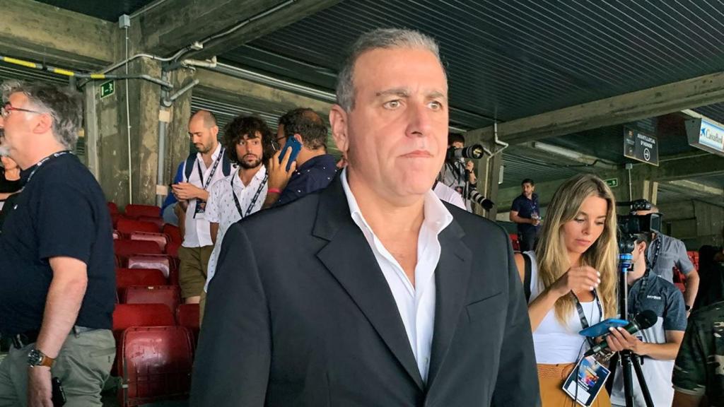 André Cury en la presentación de Griezmann como jugador del Barça / CULEMANIA