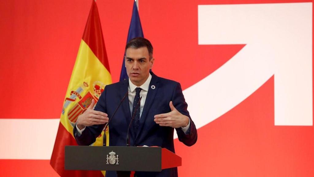 El presidente del Gobierno, Pedro Sánchez