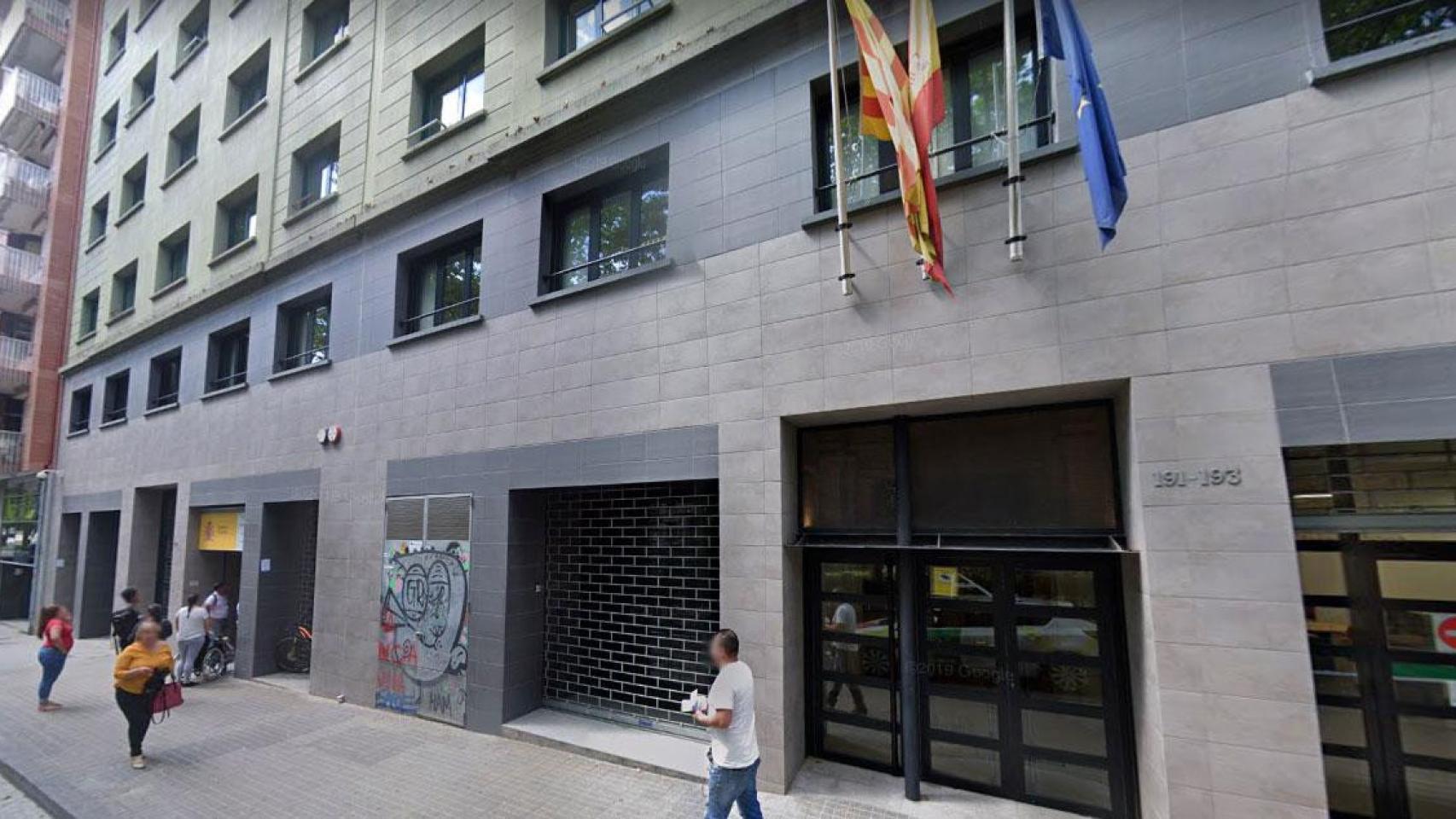 La oficina de extranjería en Passeig de Sant Joan 189 de Barcelona / GOOGLE MAPS