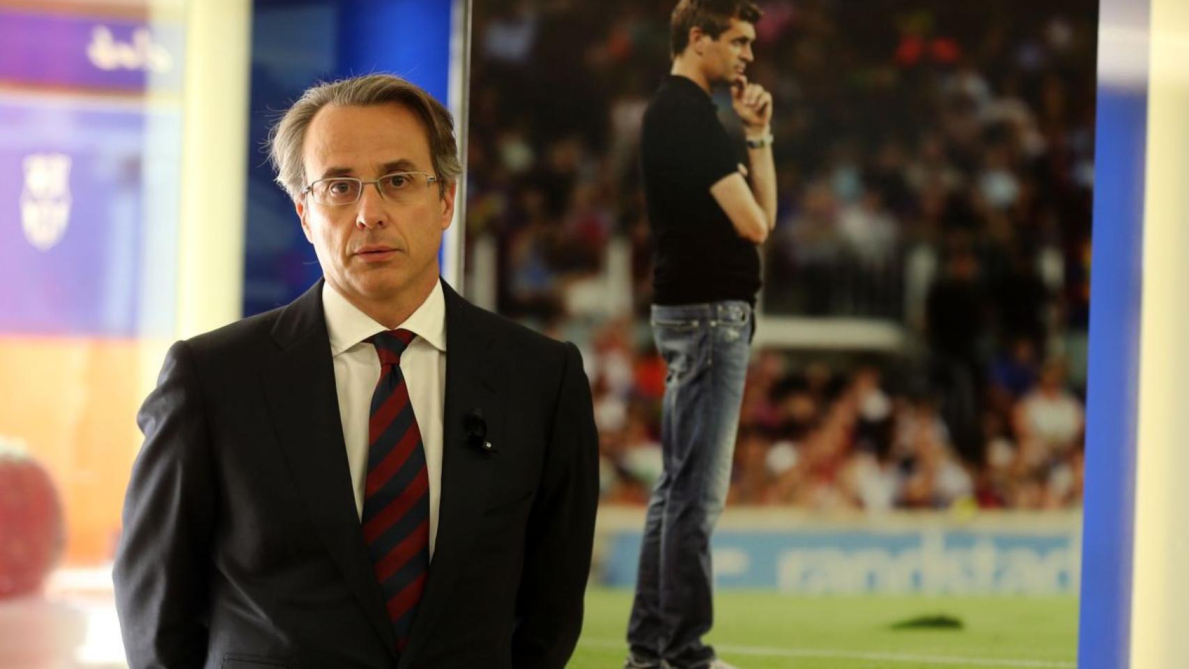 Javier Faus, en su etapa de vicepresidente económico del Barça