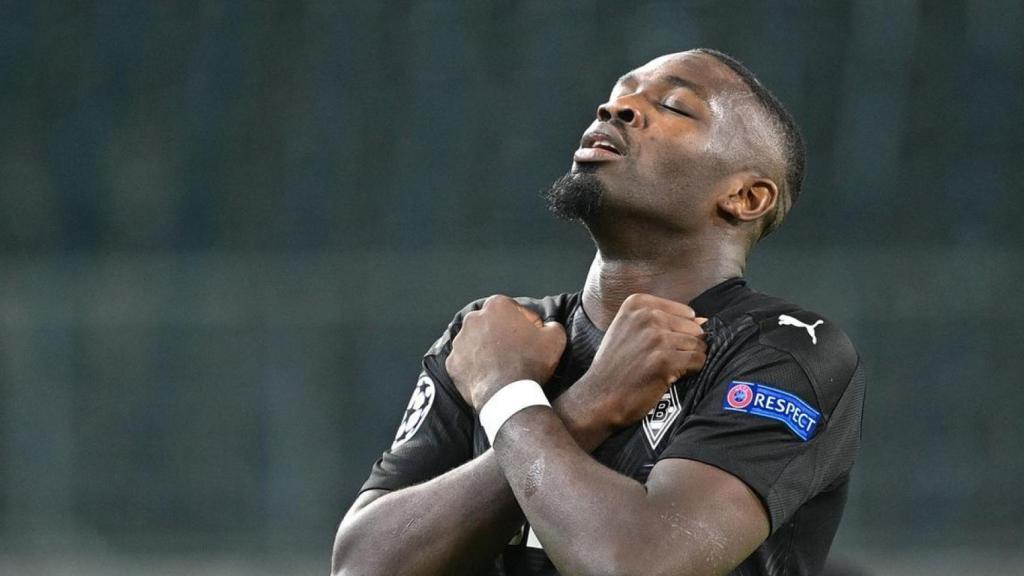Marcus Thuram, celebrando un gol con el Borussia Mönchengladbach