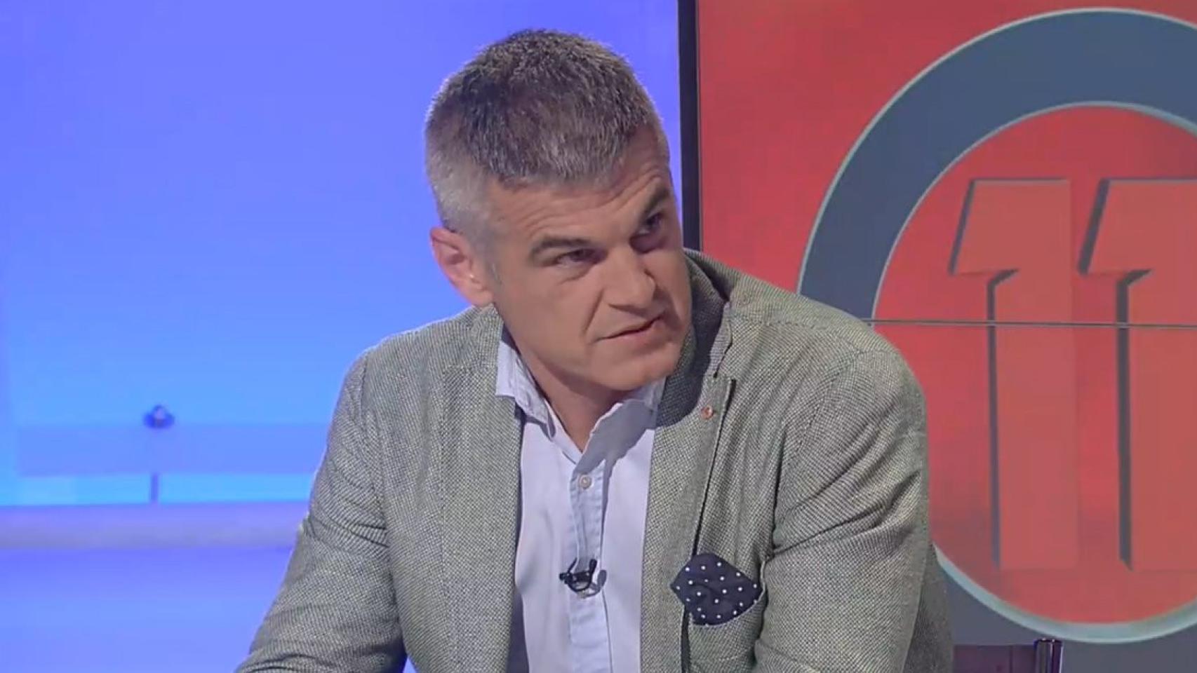 Enric Masip, asesor deportivo del Barça, en una entrevista en TV3 / Redes