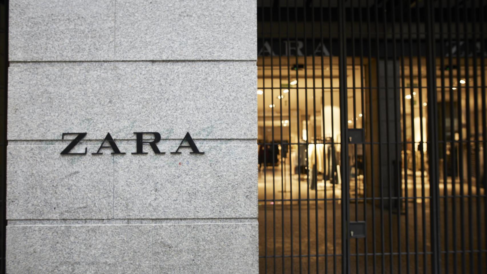 Letrero de un local de Zara, del grupo Inditex / EP
