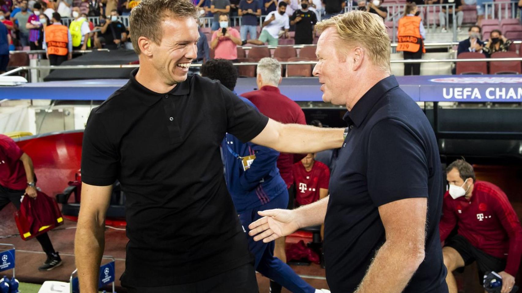Nagelsmann y Koeman en el Barça-Bayern / FC Barcelona