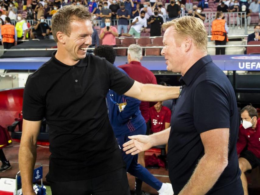 Nagelsmann y Koeman en el Barça-Bayern / FC Barcelona