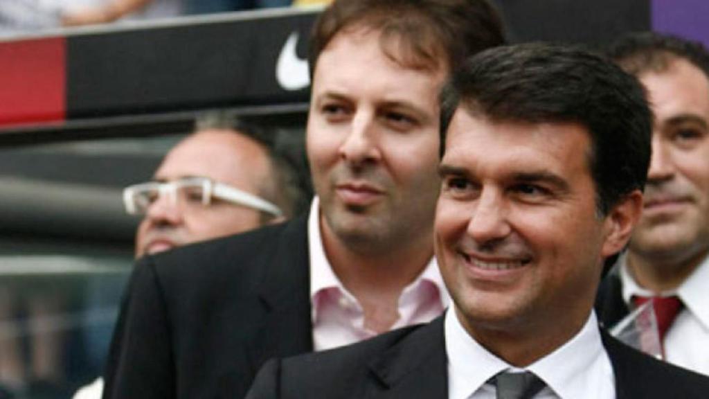 Joan Laporta y su excuñado Alejandro Echevarría