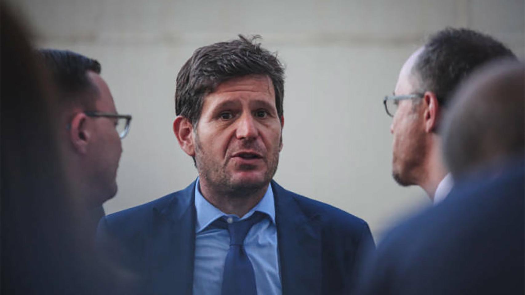 Mateu Alemany, tras salir de una reunión en una imagen de archivo / REDES