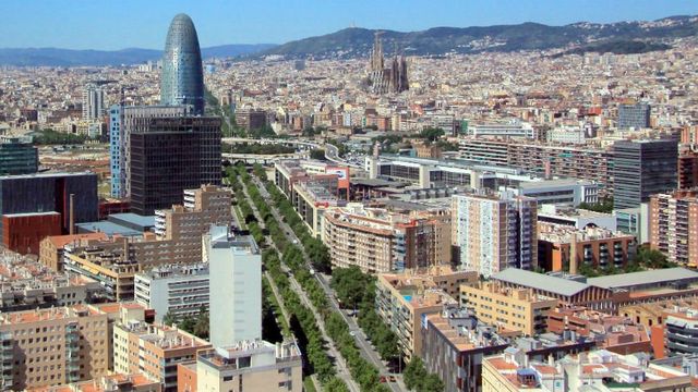 Una imagen del distrito 22@ de Barcelona