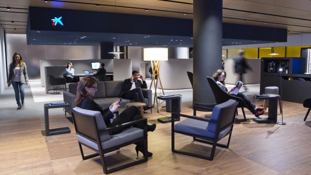 Oficina de CaixaBank en Barcelona