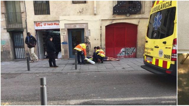Varias escenas habituales en la calle d'En Robadors