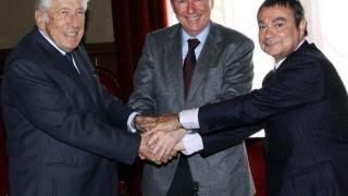 Pere Mir (Cellex), Dídac Ramírez (UB) i Raimon Belenes (Hospital Clínic) / UB