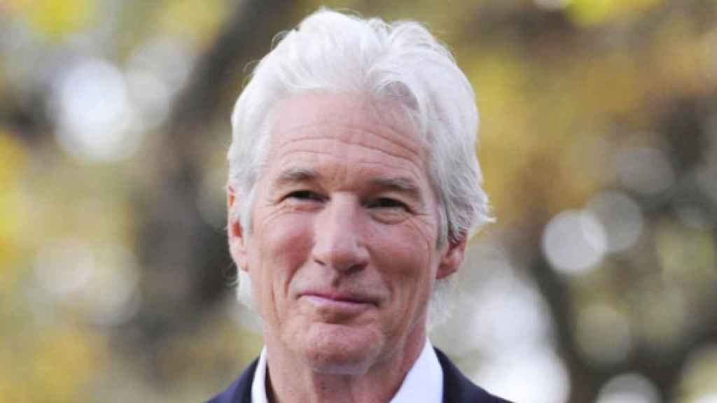 El actor americano Richard Gere durante una visita a España