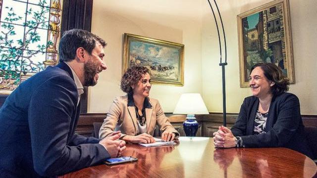 Las tres administraciones han mostrado su sintonía para impulsar la candidatura de Barcelona / AJUNTAMENT DE BARCELONA