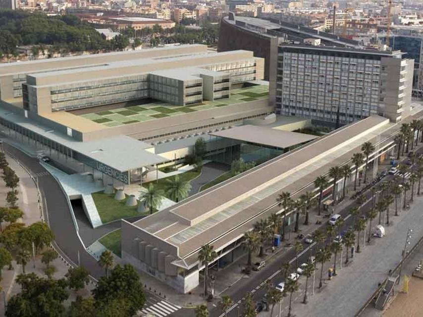 Aspecte del nou Hospital del Mar, on aquest divendres ha caigut el sistema informàtic