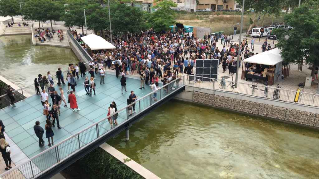 Festa d'inauguració de la Setmana del Disseny de Barcelona en una edició anterior / PA