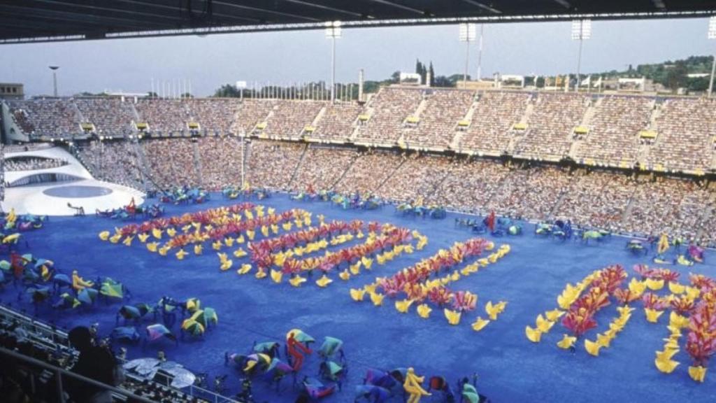 El 'HOLA' que saludó al mundo durante los Juegos Olímpicos de Barcelona