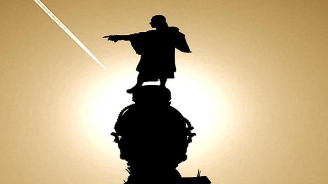 El famoso monumento dedicado a Colón que está en Barcelona / Archivo