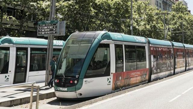 Un tranvía de Barcelona en una imagen de archivo