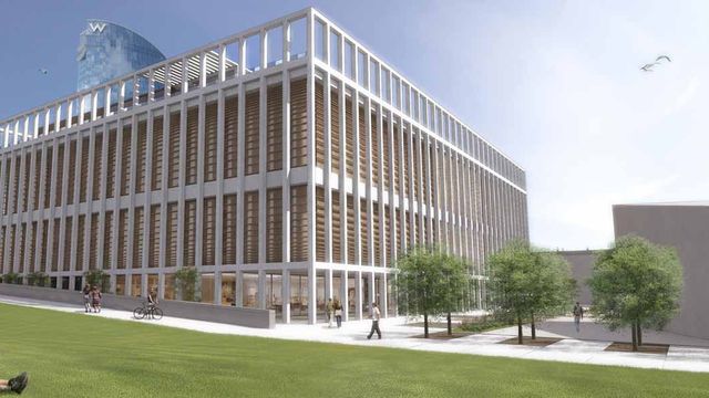 Proyecto del Museo Hermitage que se construiría en Barcelona