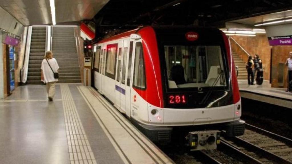El metro de Barcelona en una imatge d'arxiu