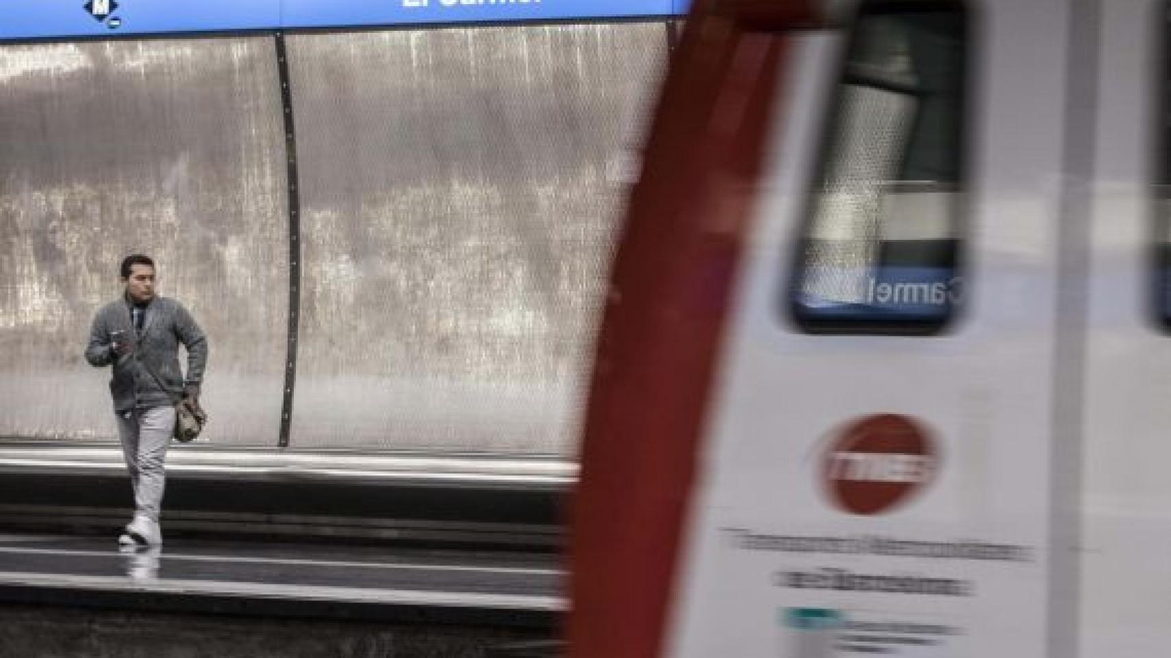 Estación de metro de El Carmel, inaugurada en verano del 2010 / ÁLVARO VENTURA